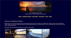 Desktop Screenshot of cobblestonecabins.biz